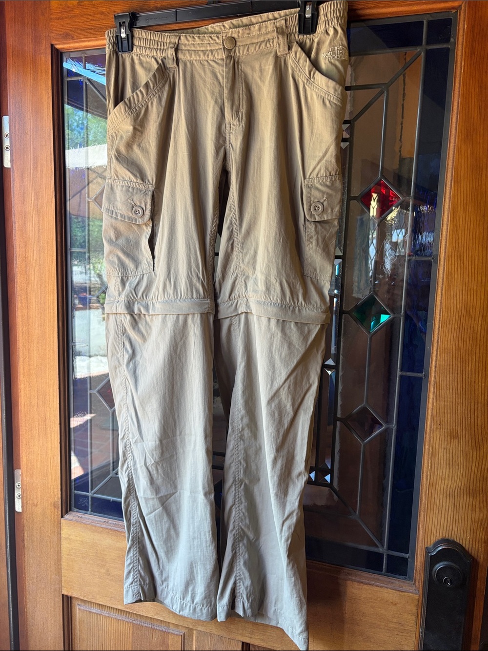 Women's Convertible Cargo Pants in Tan. North Face.